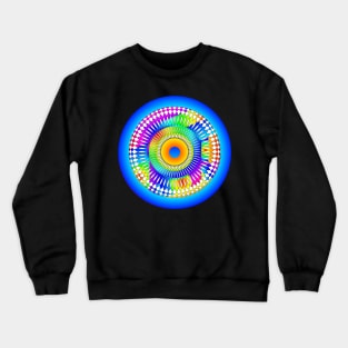 Abstract Spinning Wheel Crewneck Sweatshirt